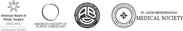 Dr. Charles Nathan credentials: American Board of Plastic Surgery, American Society of Plastic Surgeons, The American Board of Surgery, St. Louis Metropolitan Medical Society